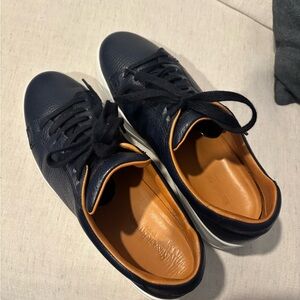 Russel & Bromley Navy Leather Women's Shoes